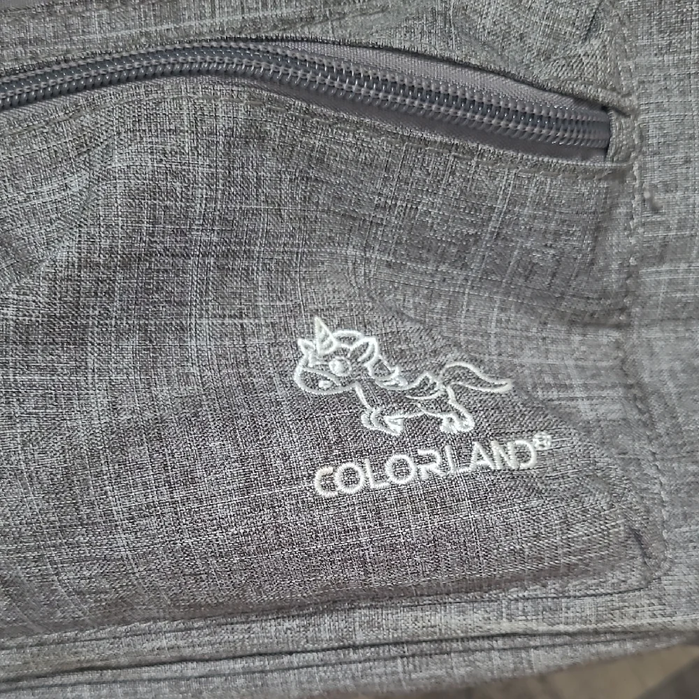 Gray Colorland Insulated Diaper Backpack Bag